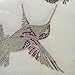 Hummingbird Rhinestone Iron On Heat Press Crystal MOTIF patch Hibiscus flower