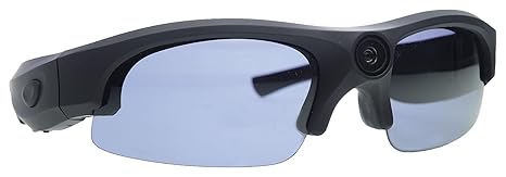 Rollei Sunglasses Cam 200 Actioncam Brille mit 5 Megapixel und Full HD - Schwarz