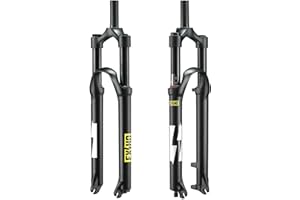 NERO CYCLE 27.5/29 Air MTB Suspension Fork, Travel 120mm Rebound Adjust Straight/Tapered Tube 28.6mm QR 9mm Manual/Remote Lockout Mountain Bike Forks, Ultralight Gas Shock XC Bicycle