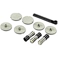 Bostitch Office Xtreme Duty Adjustable Hole Punch Replacement Heads & Disc Kit (03203), Silver
