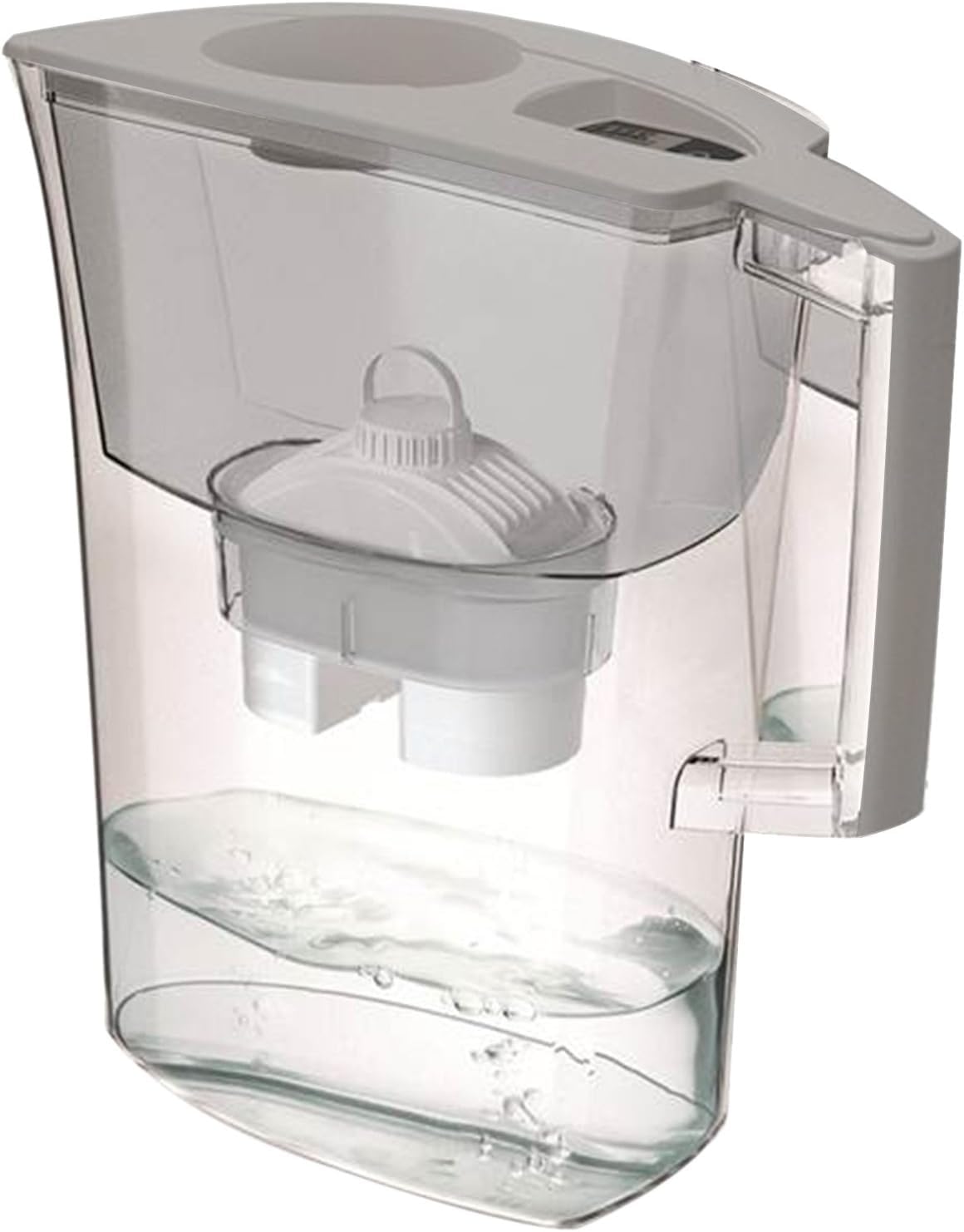 Laica Prime Line Water Filter Jug, 3L Capacity, With 1 x 30 Day Water Filter Cartridge, Preserves Mineral Salts, Reduce Chlorine & Heavy Metals & Reduces Hardness in Tap Water- Clear