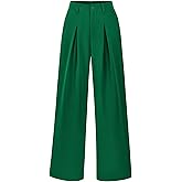 BTFBM Women High Waist Palazzo Pants Spring 2026 Casual Wide Leg Trousers Loose Work Office Business Suit Pant Pockets