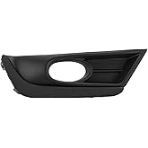 Hihaha Front Right Fog Light Grill No.71106TLAA21 Front Lower Bumper Fog Light Cover Inserts for Honda CR-V 2017-2019 Black ABS 1 Pc