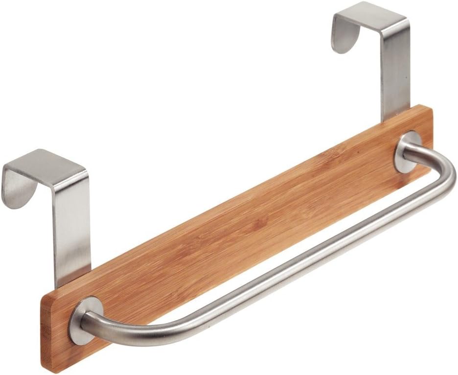 InterDesign Formbu Handtuchhalter aus Edelstahl zum Hängen über den