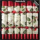 Robin Reed Bows and Berries Traditional English Christmas Crackers 6x12