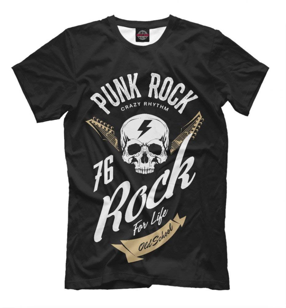 Punk Rock Old School T Shirt S S Tee Minaze