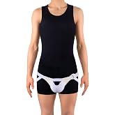 FlexaMed Suspensory Scrotal Support with Leg Straps - -Large | Designed for hydrocele, varicocele, epididymitis, orchitis, scrotal swelling, and post-surgical support with adjustable fit