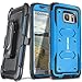 COVRWARE® Galaxy S7 Edge - [Aegis Series] Heavy Duty Dual Layer Hybrid Full-Body Armor Holster Belt-Clip Case [Kickstand] for Samsung Galaxy S7 Edge - Blue (CW-S7EG-AG02)