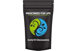 Prescribed For Life Acetyl D-Glucosamine Powder | Glucosamine Joint Support Supplement | Vegan, Gluten Free, Non GMO | Monosaccharide Derivative of Glucose (GlcNAc) (4 oz / 113 g)