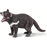 Safari Ltd. Tasmanian Devil Toy - 3.5 Inch Wildlife Figure for Kids Ages 3+ | 3.5 Inches Long x 2 Inches Tall, Ages 3+, Safety Tested, BPA Free PVC, Wildlife Learning, Conservation Activities