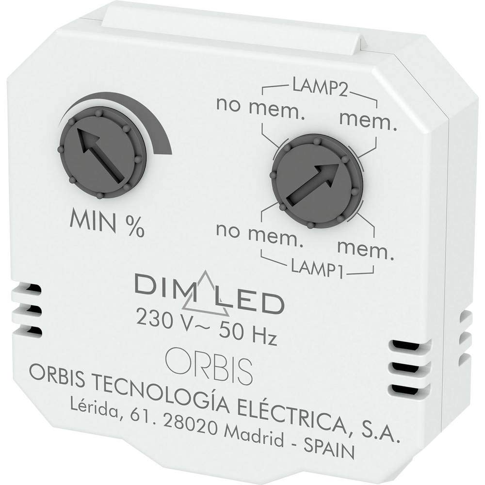 ORBIS Zeitschalttechnik OB200009 concealed installation Dimmer for lamp: Glühlampe, Energiespa
