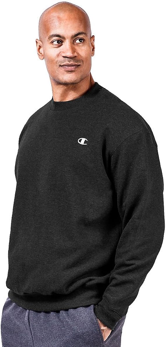 champion big & tall men's fleece sweatshirt