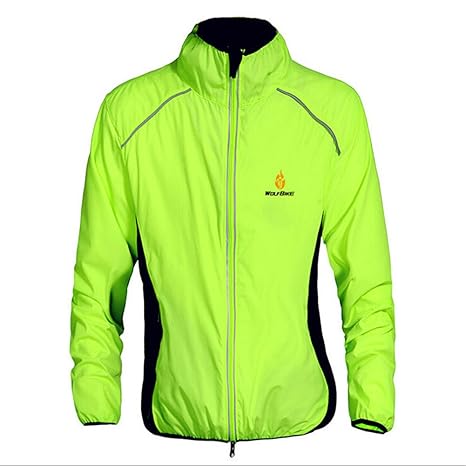 Wasserdichte jacken für männer frauen radfahren, Winddicht Fahrrad Mantel Jacke Windjacke Mit Reflektierender Riemen Atmungsa