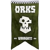 Aihccy Orks Banner Flag Man Cave Bed Room Home Office Party Decor 30x50 Inch (green)