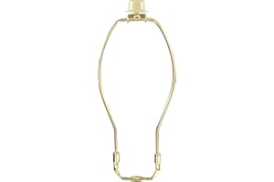 I Like That Lamp Complete Lamp Set - Brass Harp (10" Suitable for 11" to 12" Lampshade) - Includes Harp, Saddle Holder Base a