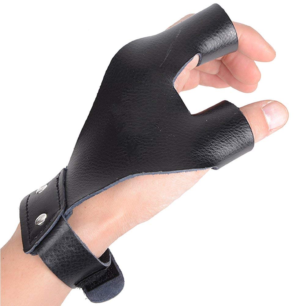 Leather Guard Hand Left Sukragraha Glove Glove Protector Finger Archery Bow Long Shooting Finger Tabs Store Online Www Klevering Com