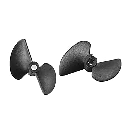 uxcell RC Boat CW Propeller 3.17mm Shaft 2 Vanes