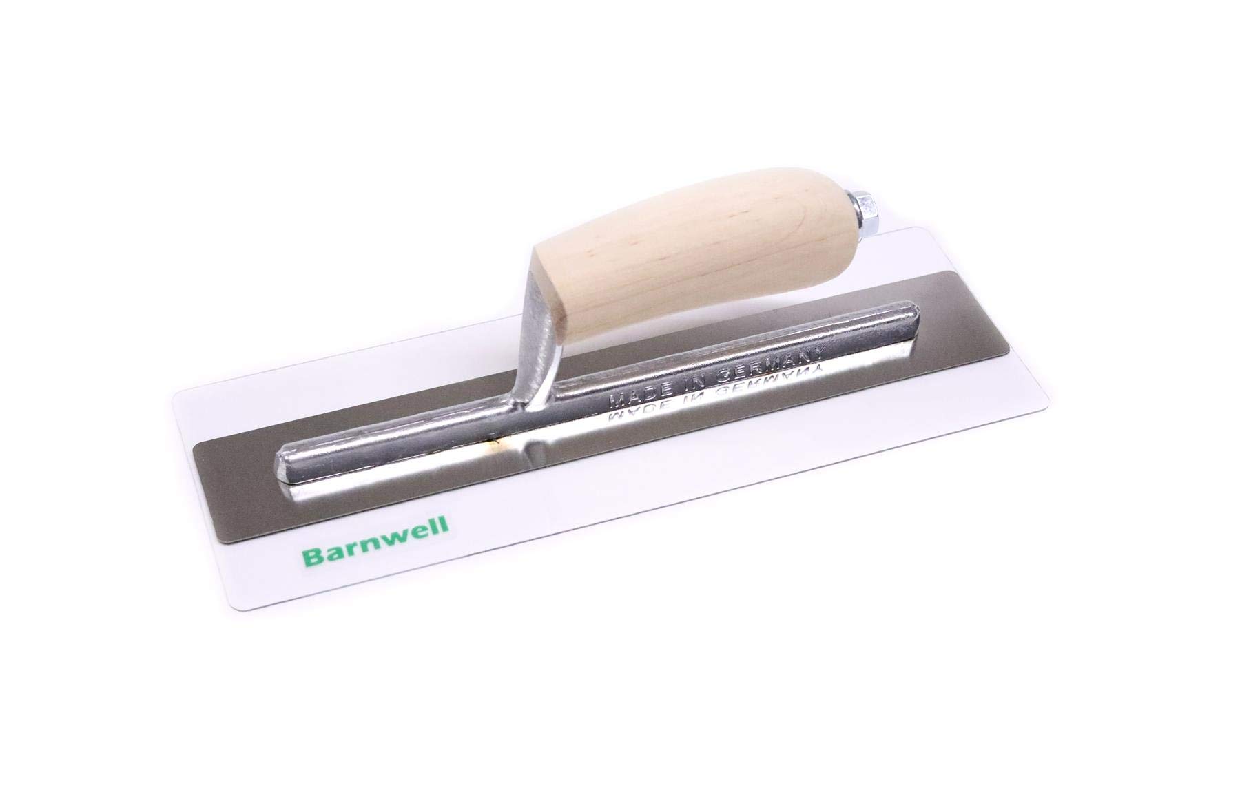 Barnwell ClearFlex Plastic Finishing Plastering Trowel with Wooden Handle (12")