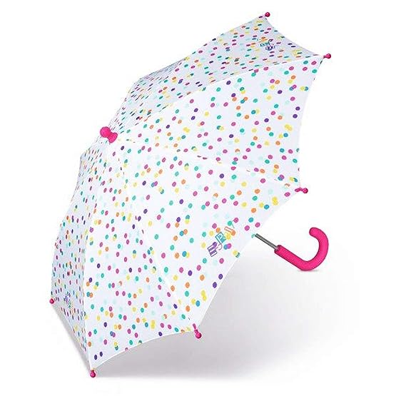 ESPRIT Long Kindergarten Colored Dots Stockschirm Kinderschirm Regenschirm 50809