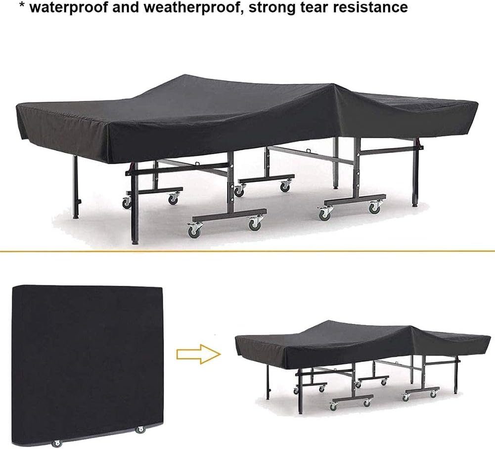 ORANDESIGNE Table Tennis Table Cloth Cover Ping Pong Table Waterproof Cover Protective Cover - Oxford Fabric Universal Fit 7 x 63 x 27 x 7.8 Inch with Zip : Sports & Outdoors