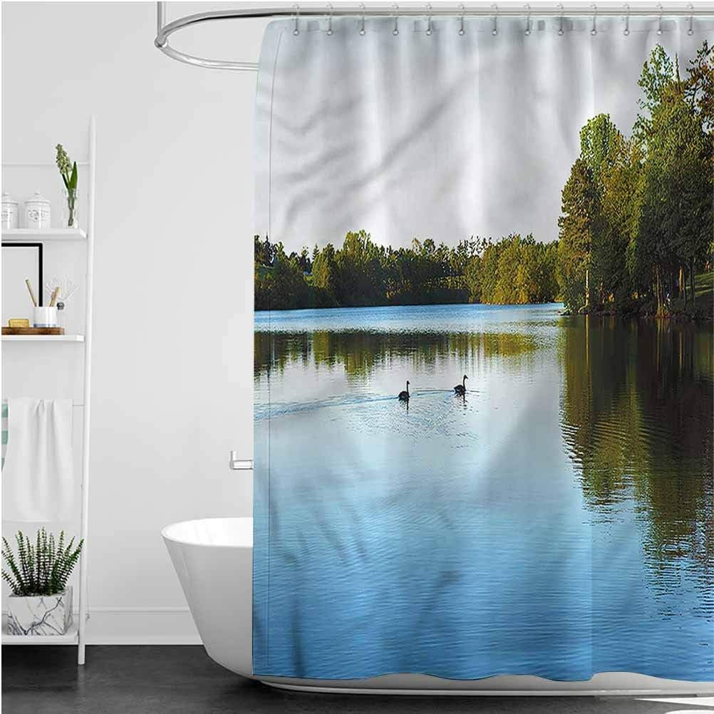 Interestlee Outdoor Kids Shower Curtain Small Town in Italy
