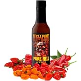 Hellfire Pure Hell Hot Sauce, 7 Pepper Blend, Gourmet, Multi Award-Winning, Amazingly Hot and Flavorful Sauce, 5 oz