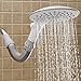 Waterpik Shower Head Flexible Neck 6-Mode Rainfall Rain Shower White, CF 201T
