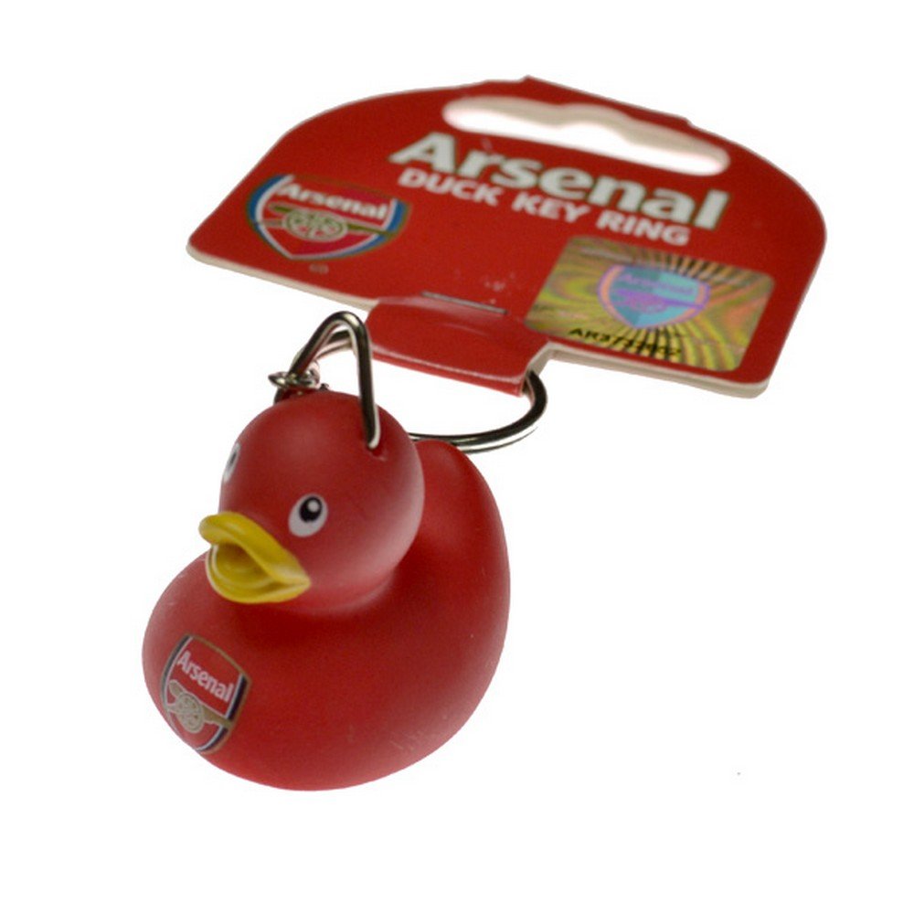 Arsenal FC Arsenal Mini Duck Keyring, Adults, Unisex, Multicoloured (Multicoloured), One Size