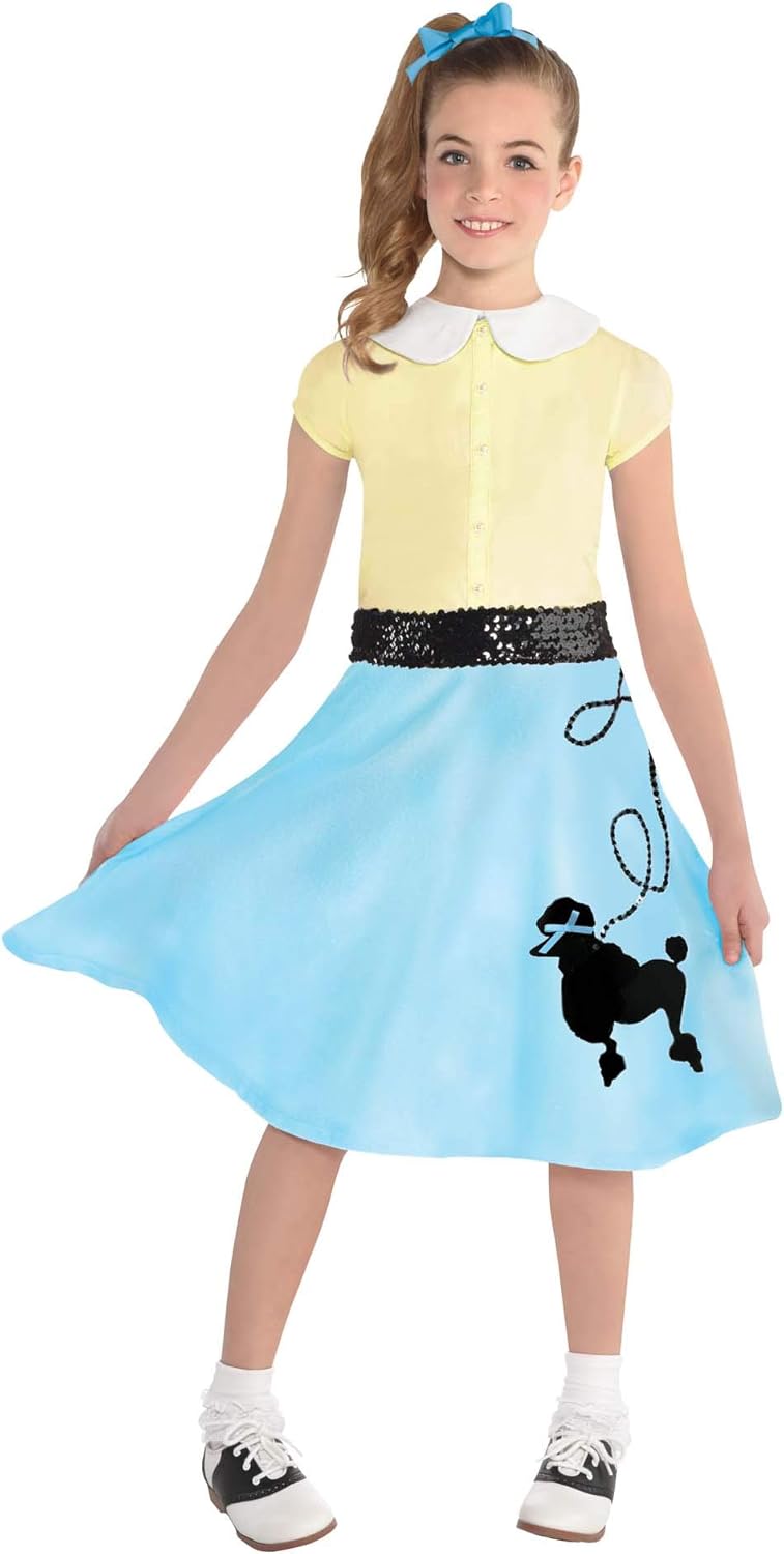 girls light blue skirt