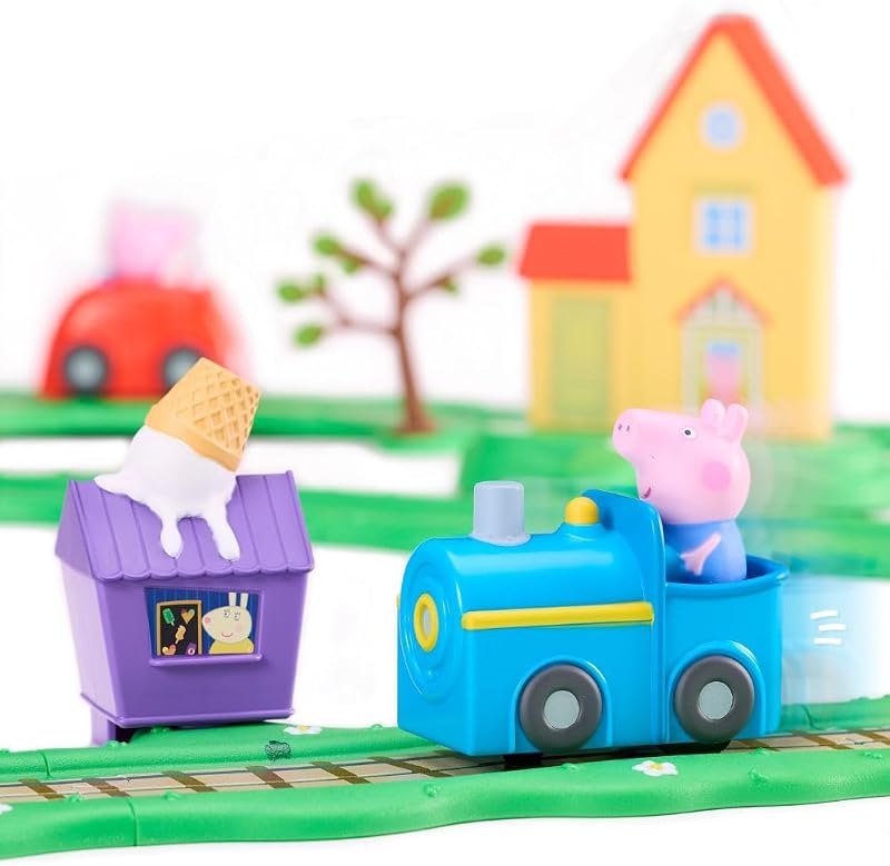 Circuito Peppa Pig Tren y Coche