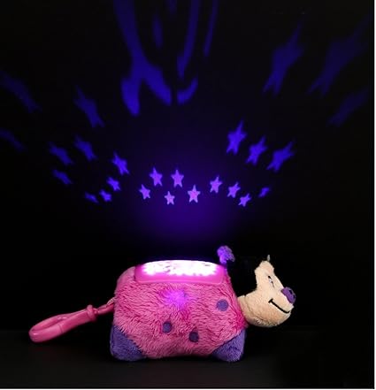 Amazon Com Pillow Pets Dream Lites Mini Hot Pink Ladybug Toys