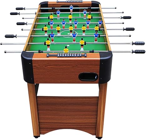 Amazon Co Jp 8大人用テーブルフットボールマシン子供用おもちゃ男の子用テーブルフットボールテーブルダブルゲームテーブル2人用4人用 ビリヤードマシンファミリーギフト Color Wood Size 123 61 5 cm ホビー