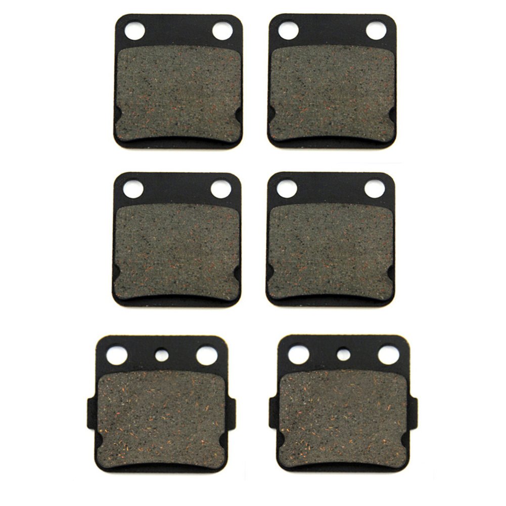 SOMMET Front + Rear Brake Pads for Yamaha YFM 350 Warrior (89-04) Wolverine F (95-05) YFZ 350 Banshee (88-09) YFS 200 Blaster (03-06) YFM 125 R Raptor (11-14) LT54-54-84