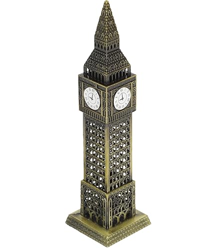 ロンドンLondon BigBen置物 Bells Box Big Ben & Rotating London Eye Alloy Metal Figurine
