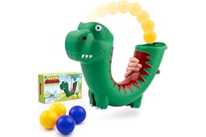 Aywewii Dinosaur Skill Game with 4 Juggling Balls, Easter Basket Stuffers, Indoor Outdoor Toys, Birthday Gifts for 6-12 Year Old Boy Toys