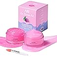 ANAI RUI Lip Therapy Set, Lip Scrub & Lip Mask, Overnight Hydrating Lip Moisturizer with Lip Exfoliator Scrub and Lip Sleeping Mask for Lip Plumping, Lip Gift Kit for Dry, Chapped, Dark Lips, Grape
