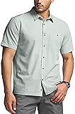 CQR Men's Short Sleeve Tactical Shirts, UPF