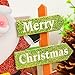 DIYSELF 3 Pack Christmas Centerpieces for Tables, Christmas Table Decorations Sign for Dining Room, Coffee Shop, Kitchen, Office, Santa Centerpieces for Christmas Party, Decoraciones de Navidad
