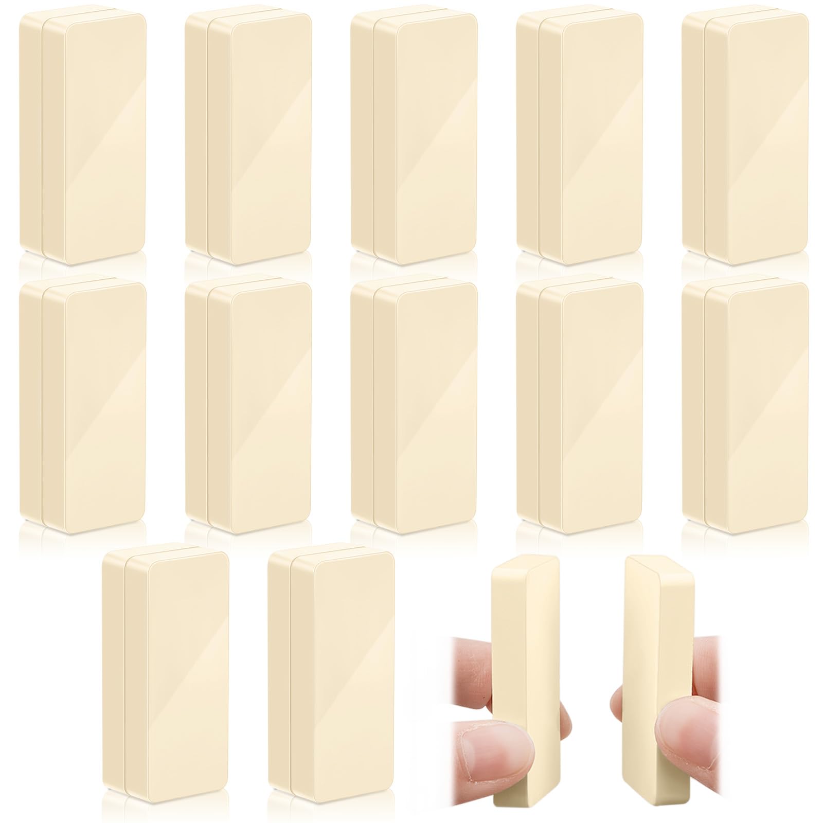 Photo 1 of Copkim 24 Pieces Outdoor Curtain Weights Waterproof Magnetic Drapery Weights for Home Decor Bathroom, Shower, Liner, Flags Tablecloth to Stop Wind (Beige)