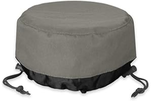 KOLIFE K LIFE Fire Pit Cover 36 Inch, Heavy Duty Round Patio Fire Bowl Cover, Waterproof and Weatherproof, 36''Dia x 20''H