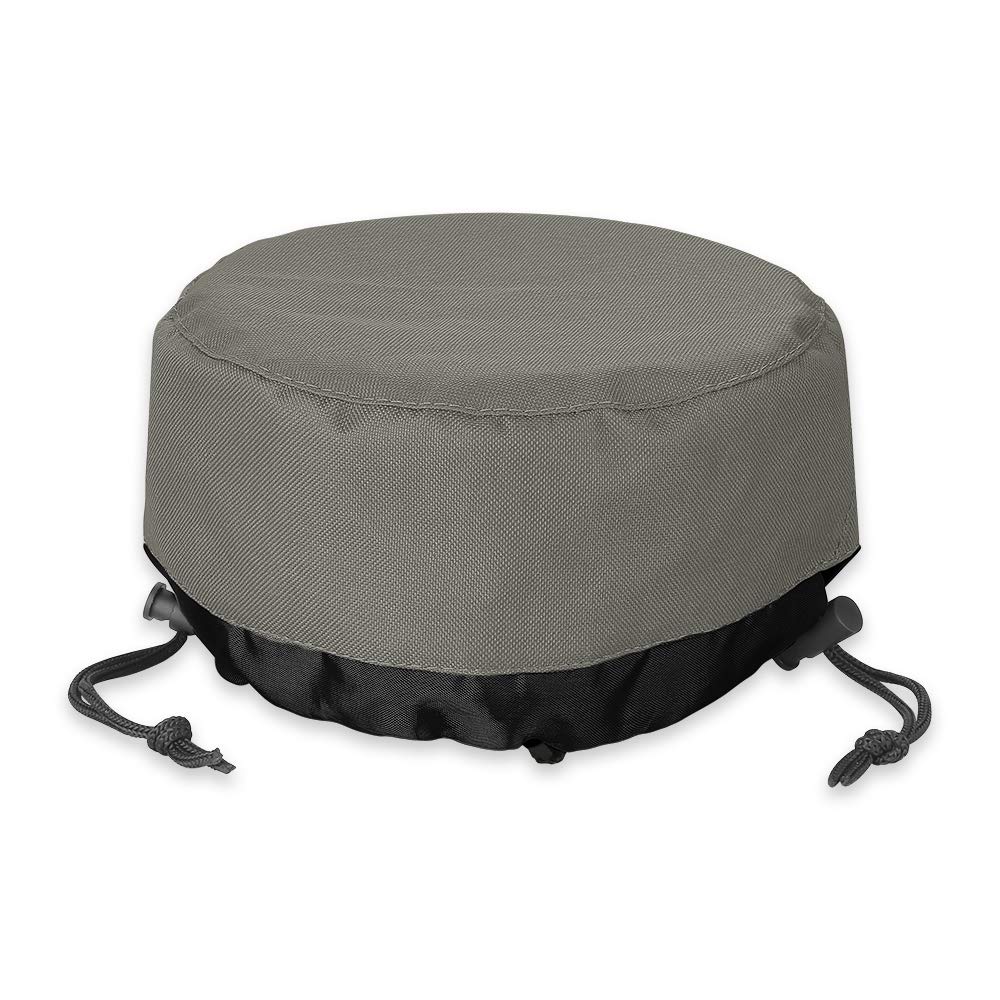 Fire Pit Cover 36 Inch, Heavy Duty Round Patio Fire Bowl Cover, Waterproof and Weatherproof, 36''Dia x 20''H