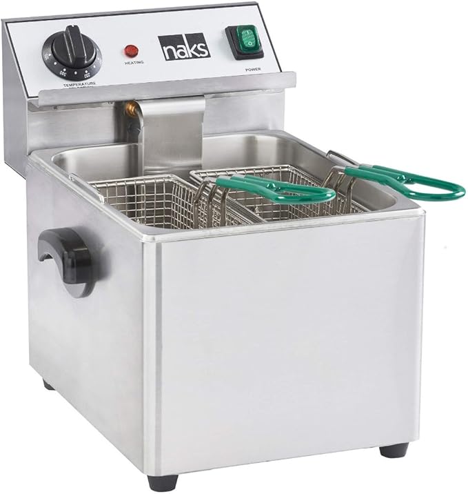 Amazon Com Naks Fs 15 Commercial Countertop Deep Fryer With 15
