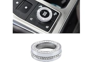 LECART for Explorer Accessories Drive Mode Switch Knob Cover Crystal Car Interior Decoration Trims for Ford Explorer 2020 2021 2022 2023 Bling Metal Decals