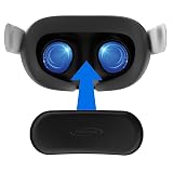 Digicharge VR Lens Cover for Vision Pro, Meta Quest 3, Quest 2, PSVR, HTC Vive, Valve Index & More – Soft Foam Lens Protector with Fabric Cover | Dust & Scratch Protection for Storage & Travel