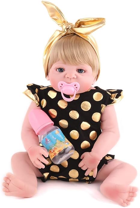 Amazon Co Jp ノウリー人形 フルシリコーンビニールの生まれ変わり赤ちゃん人形現実的な手の赤ちゃんの赤ちゃん 人形22インチ55cmリアルなギフト玩具が水に入れることができます ホーム キッチン