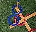 Yard Games Giant Ring Toss with Soft-Touch Tossing Rings and Finished Wood Target