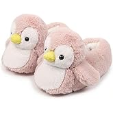 Penguin Cute Women Slippers Funny Animal Slippers Novelty Plush Slippers Fluffy Fuzzy Winter Warm Bedroom House Shoes Cartoon Slippers for Women Men Teen Girls