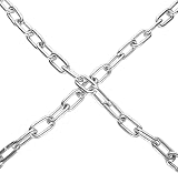 JMIATRY 6m 6mm 304 Stainless Steel Chain Heavy Duty Welded Link Fence Security view 5