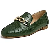 Feversole Women's Fashion Trim Deco Loafer Slippers
