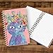 Medium Hardcover Spiral Notebook by Studio Oh! - Fancy Cat - 5.75